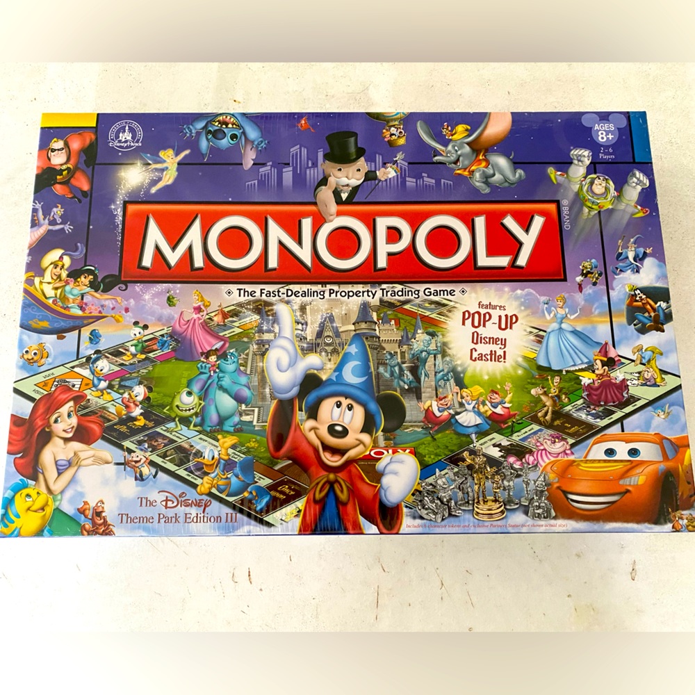 Disney Theme Park Edition III Monopoly *Sealed*